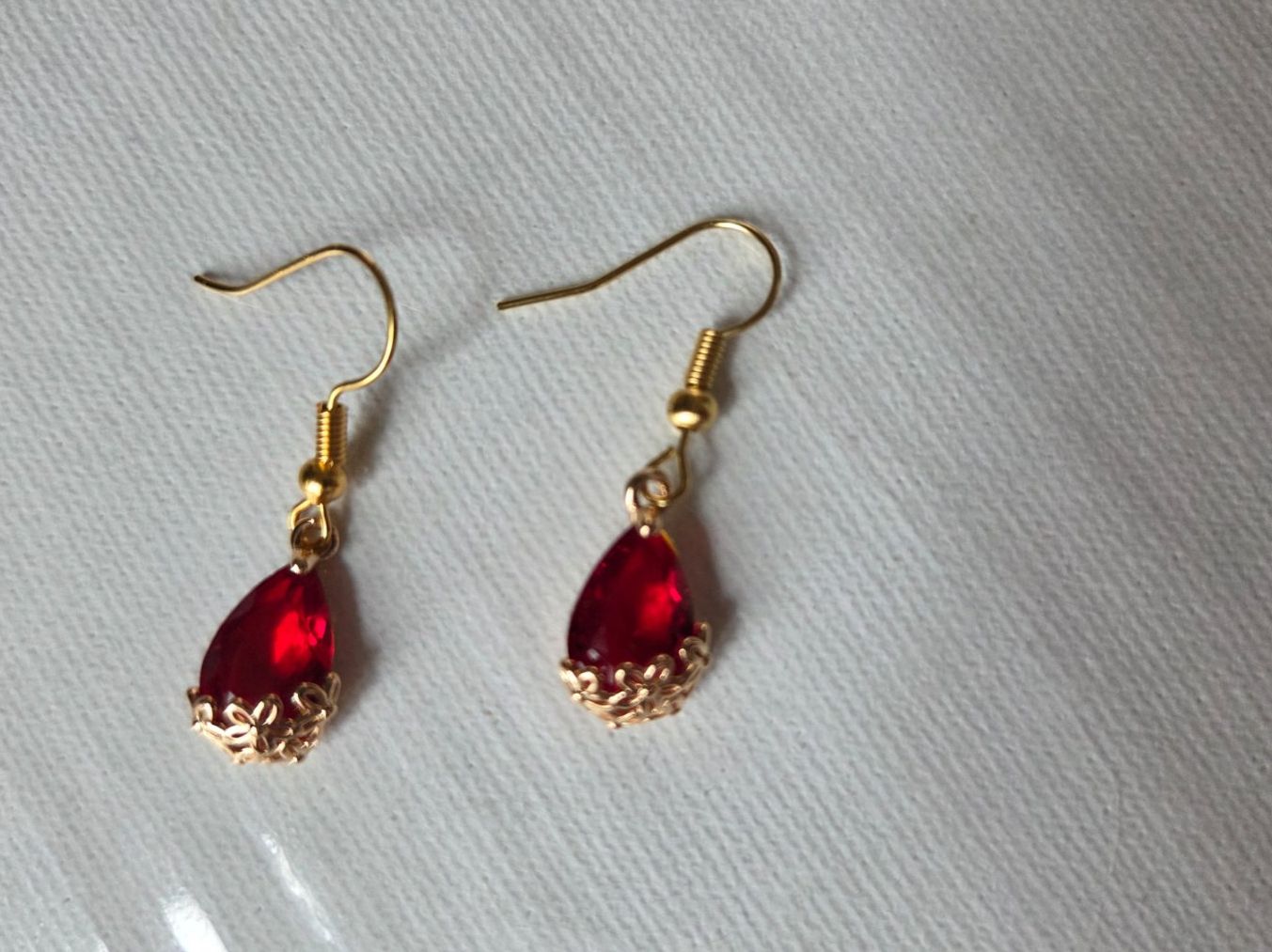 Orecchini pendenti & Orecchini a lobo: Ohrringe Modeschmuck Perlen Style Rot NEU – Nuovo (secondo la descrizione) da Weggis venduto da Leeclipse 3