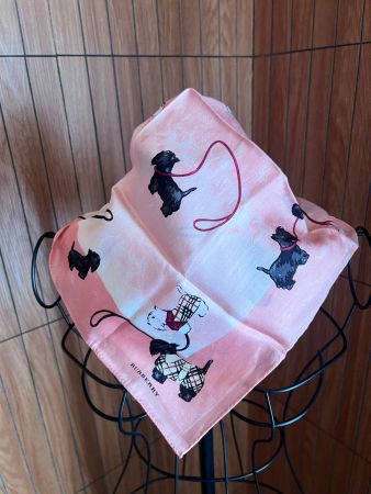 Burberry Baumwolltuch 49x49 cm rosa