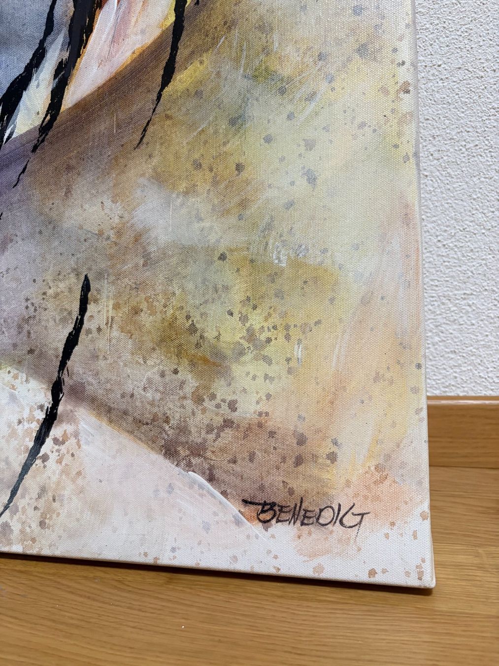 Gemälde: 76.5x102/ handgemaltes Acryl Gemälde – Gebraucht aus Ottenbach von TimelessEmotions. 8