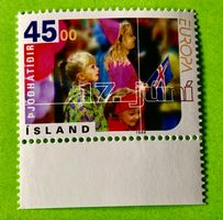 BRIEFMARKEN AUS Island UNGESTEMPELT  Siehe Original Fotos. 