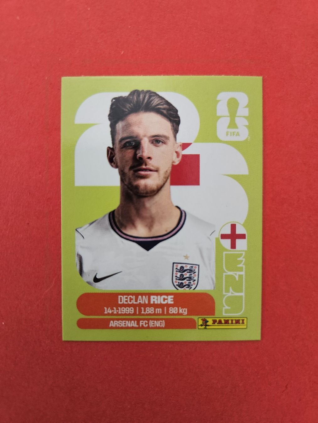Panini Carte collezionabili: Panini Sticker WM 2026 Declan Rice ENG 10  – Nuovo (secondo la descrizione) da Suhr venduto da Aylou