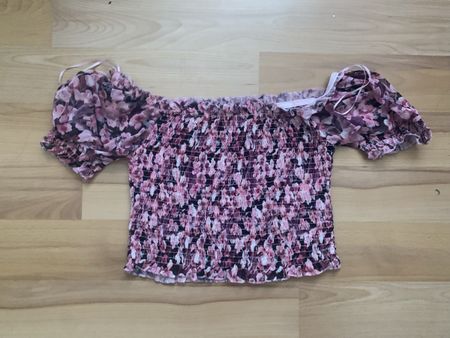 Top Blumenmuster T-Shirt Muster Blumen