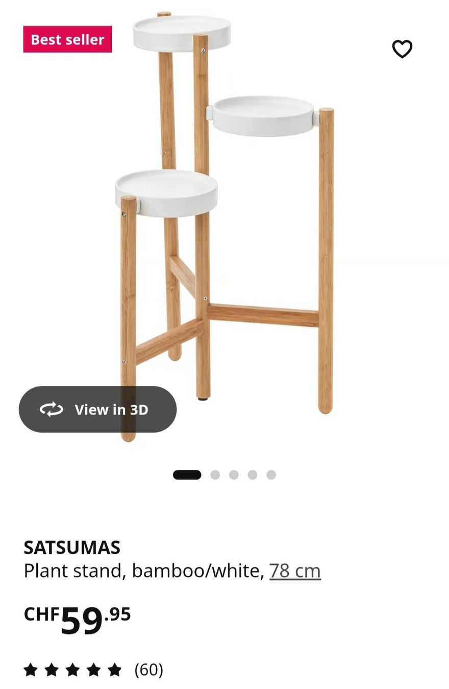 Altro per la casa: 3-stöckiger Pflanzenständer aus Holz – Usato da Zürich venduto da web_f59x 1