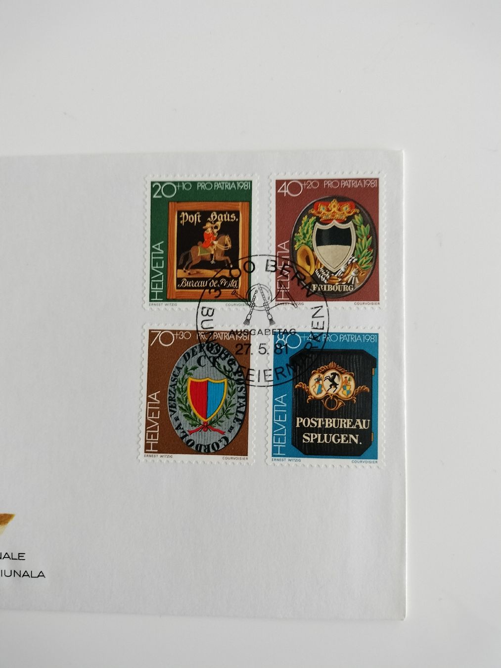 Alle Briefmarken: 4 CH-Briefmarken Bundesfeier 1981 – Neu (gemäss Beschreibung) aus Oftringen von spo_g5zw 2