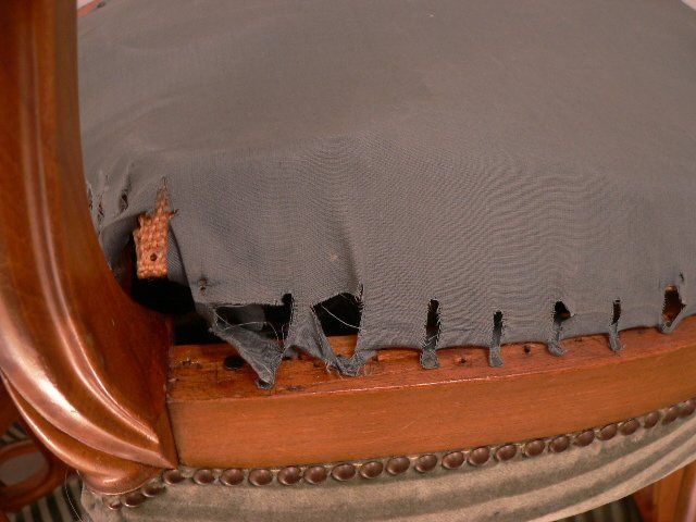 Divani: Louis Philippe Sofa, Sessel und 6 x Stühlen. Set – Usato da Schaffhausen venduto da gbsh2013 9