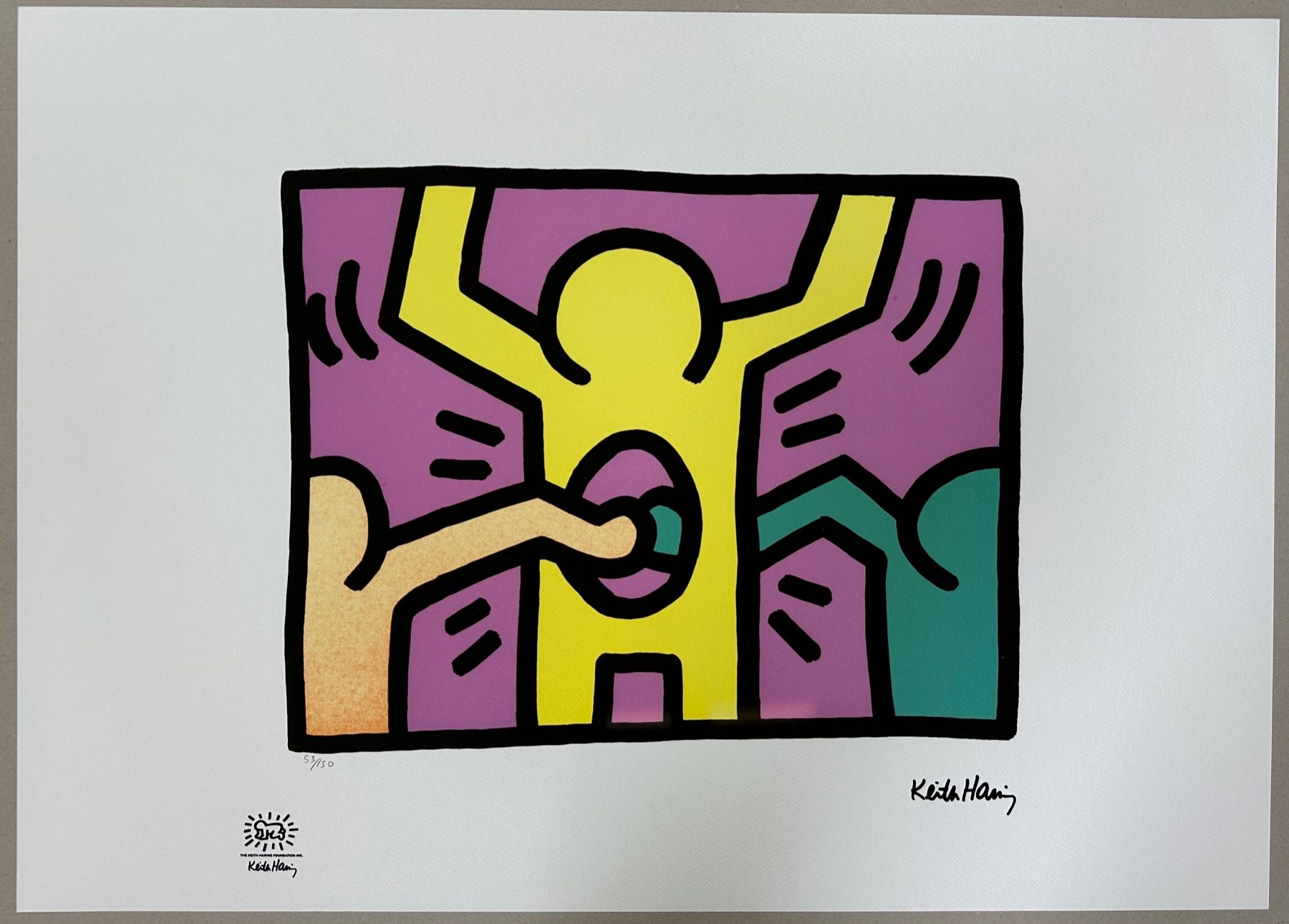 Dipinti: Keith Haring:  Untitled, POP Art 53/150 – Nuovo (secondo la descrizione) da Meilen venduto da Smgdesign