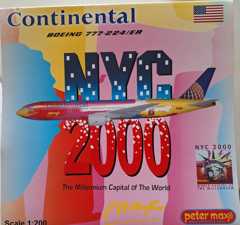 Continental Boeing 777-224/ER NYC 2000 | Acheter sur Ricardo