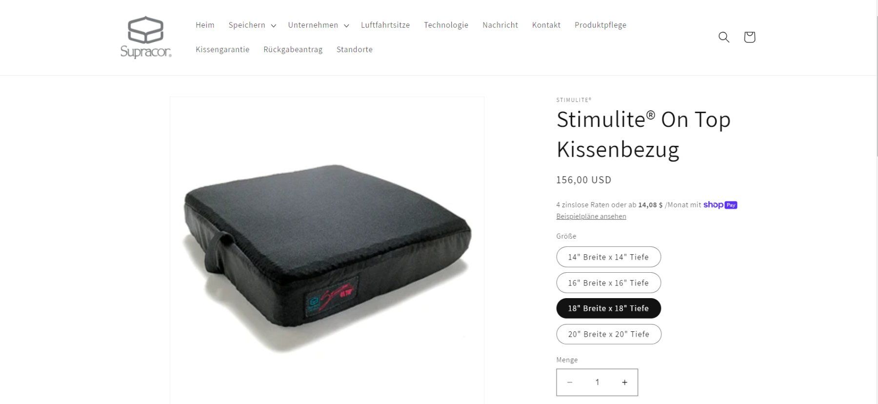 Cuscini: Rollstuhl-Kissenbezug "Stimulite On Top" – Nuovo (secondo la descrizione) da Montagne de Courtelary venduto da SchildiOlga