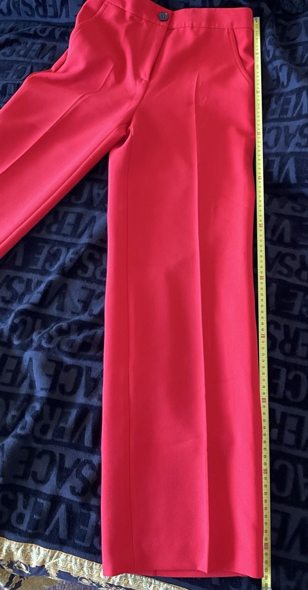 Pantaloni: MARCCAIN Wide Leg Hose, Gr. 38, Rot – Nuovo e nell'imballaggio originale da Zürich venduto da thovala 8