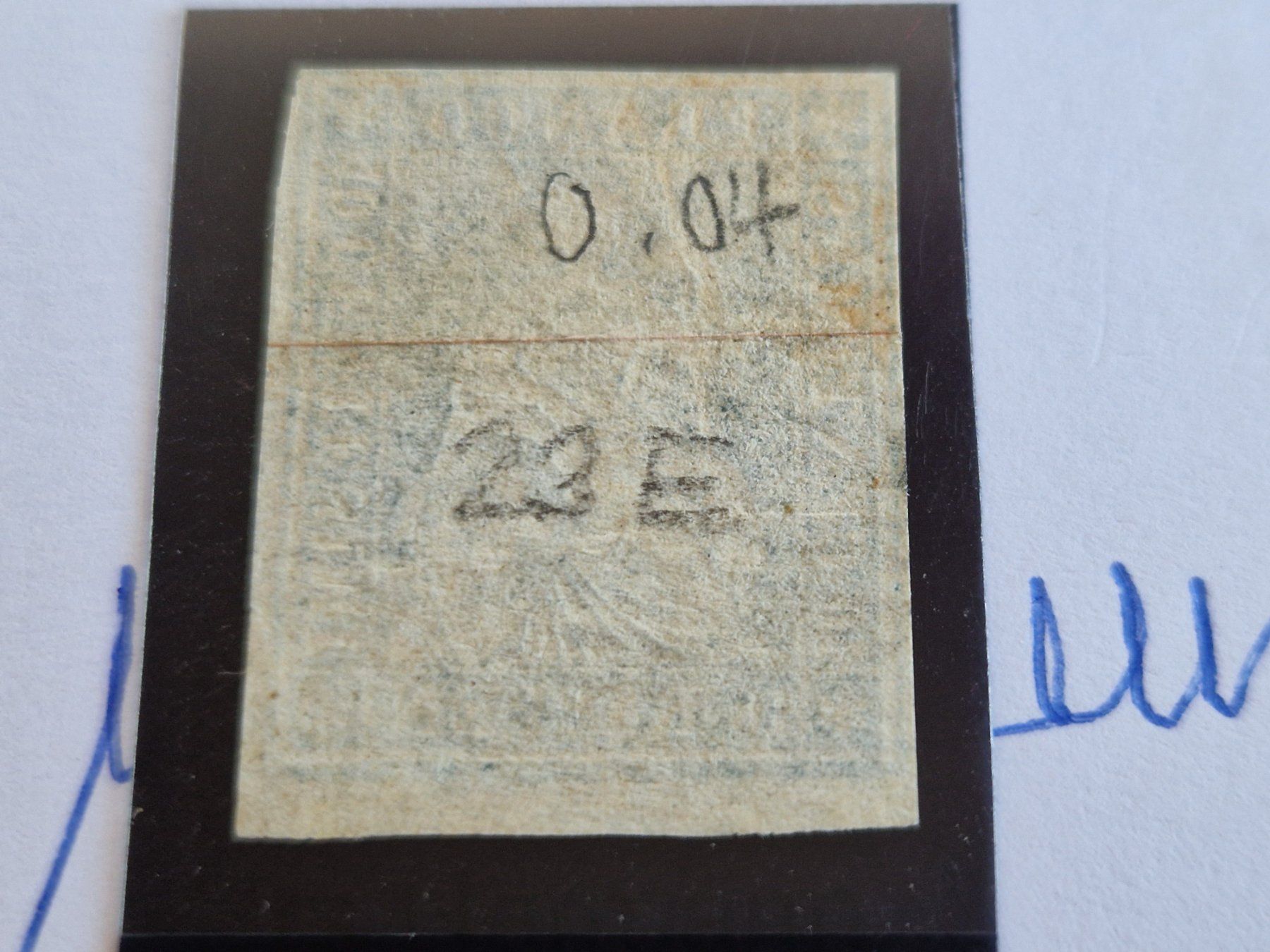 Tutti i francobolli: Strubel 23Eb, Attest, Bogenrand, ab 1.- – Usato da Burgdorf venduto da Glossy01 2