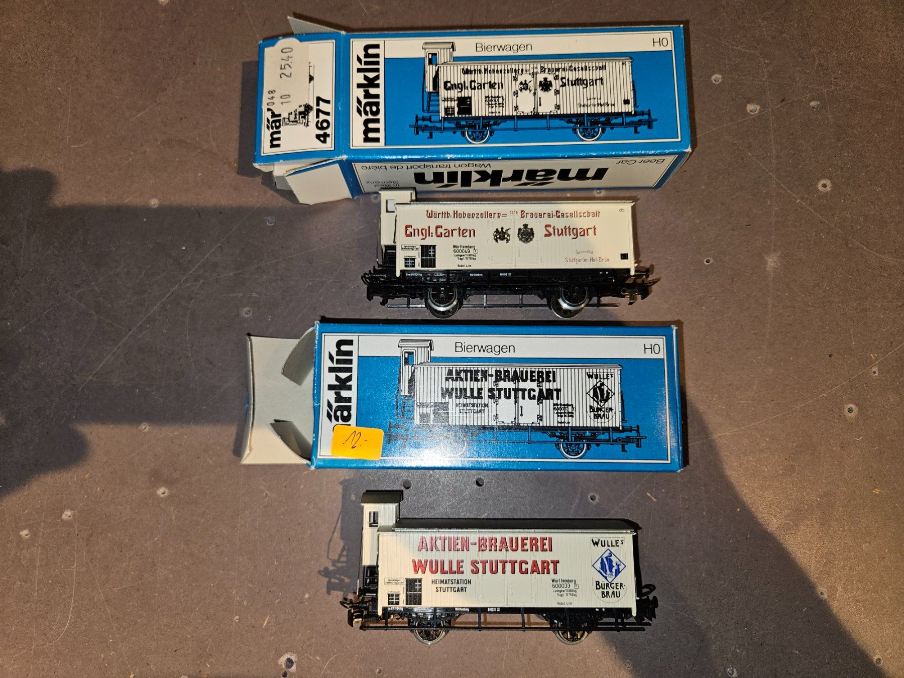 Märklin Modellini di ferrovie: Märklin Güterwagen  Konvolut mit OVP – Usato da Bern venduto da lukas90pilze