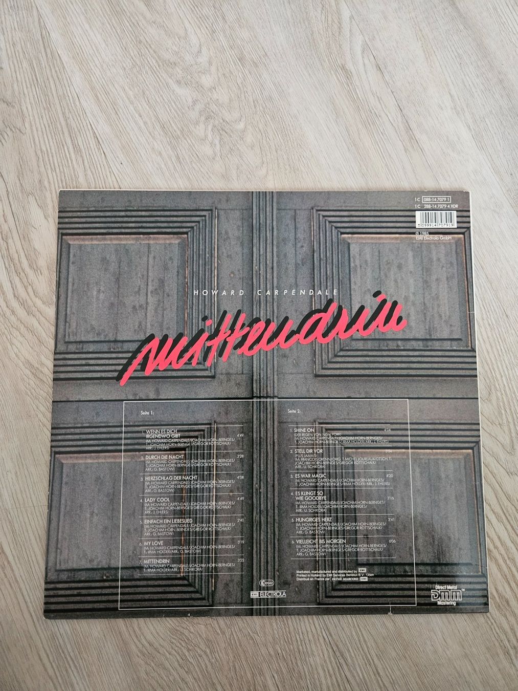 Dischi in vinile: Howard Carpendale Schallplatte Vinyl – Usato da Wattwil venduto da Belinda98 1
