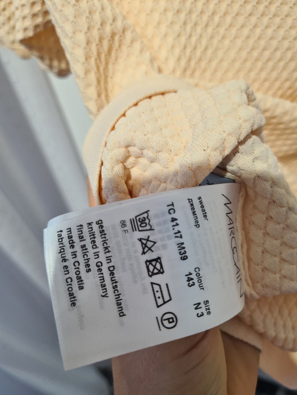 Marc Cain Maglioni & Felpe: MAROCAIN Pullover creme Groesse N3 guter Zustand – Usato da Adligenswil venduto da FriedasWelt 3