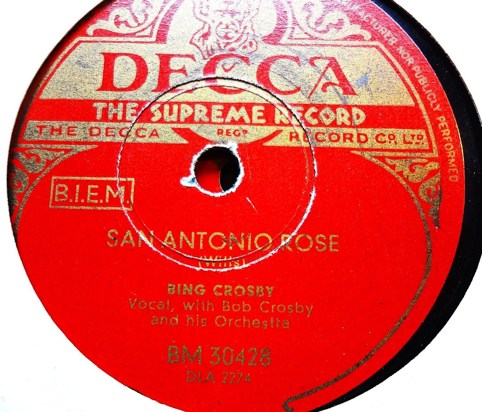 Dischi in vinile: Bing Crosby, Album mit 12 Schellackplatten – Usato da Hemishofen venduto da Phonomandy 5