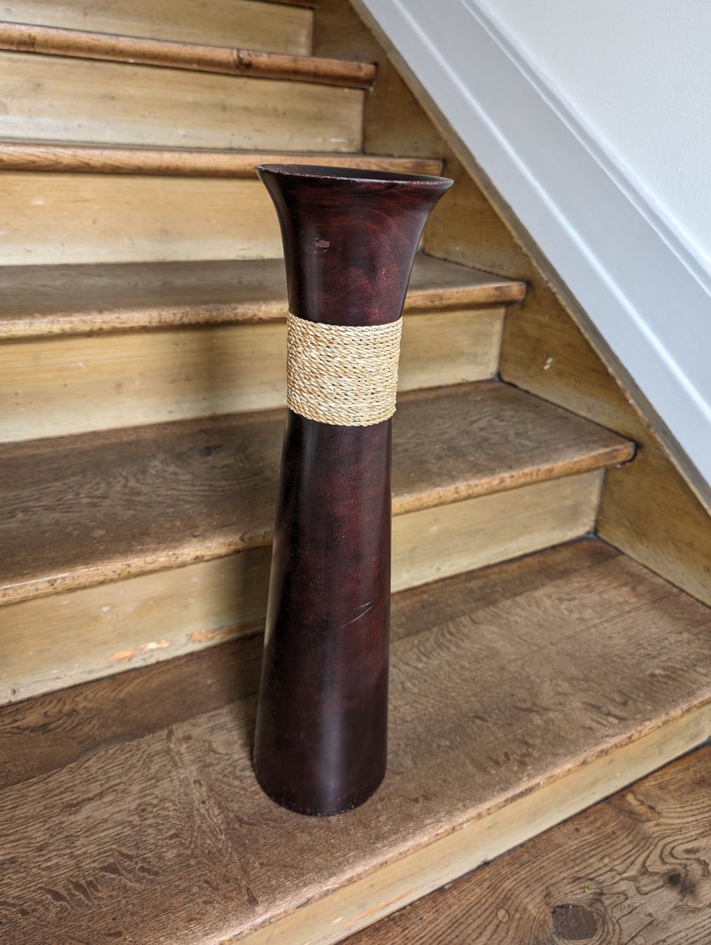 Vasen & Gefässe: Dekorative Holzvase 50cm – Gebraucht aus Zürich von richardeigenmann