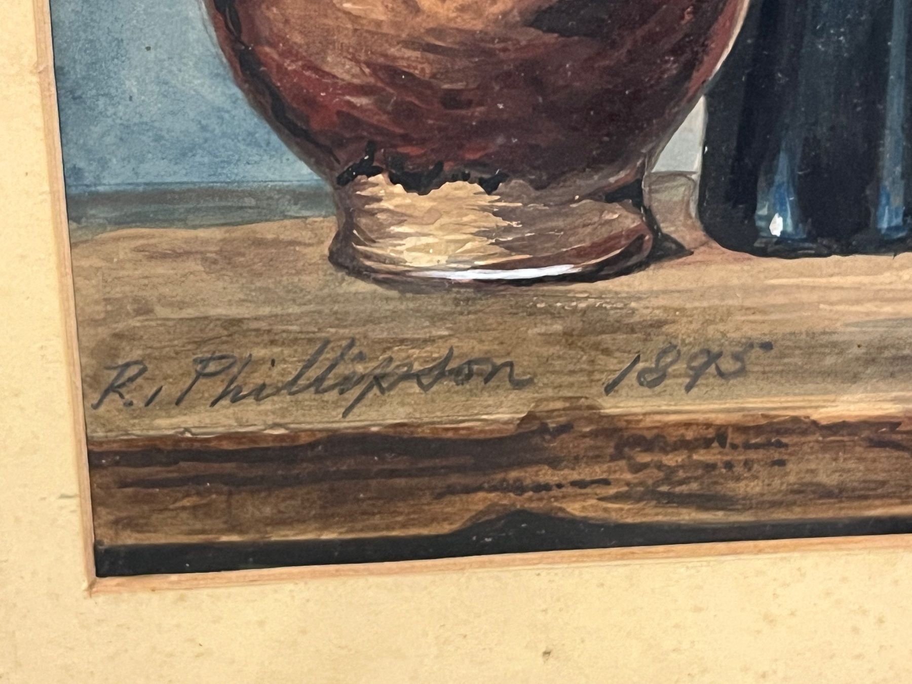 Dipinti: R. Phillipson 1895 Original Gemälde – Usato da Basel venduto da PAUL_ART 4