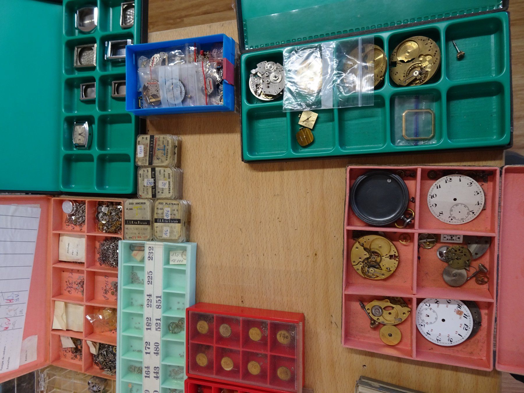 Uhren: Lot Uhrenteile – Gebraucht aus Winterthur von Sintoras01 4
