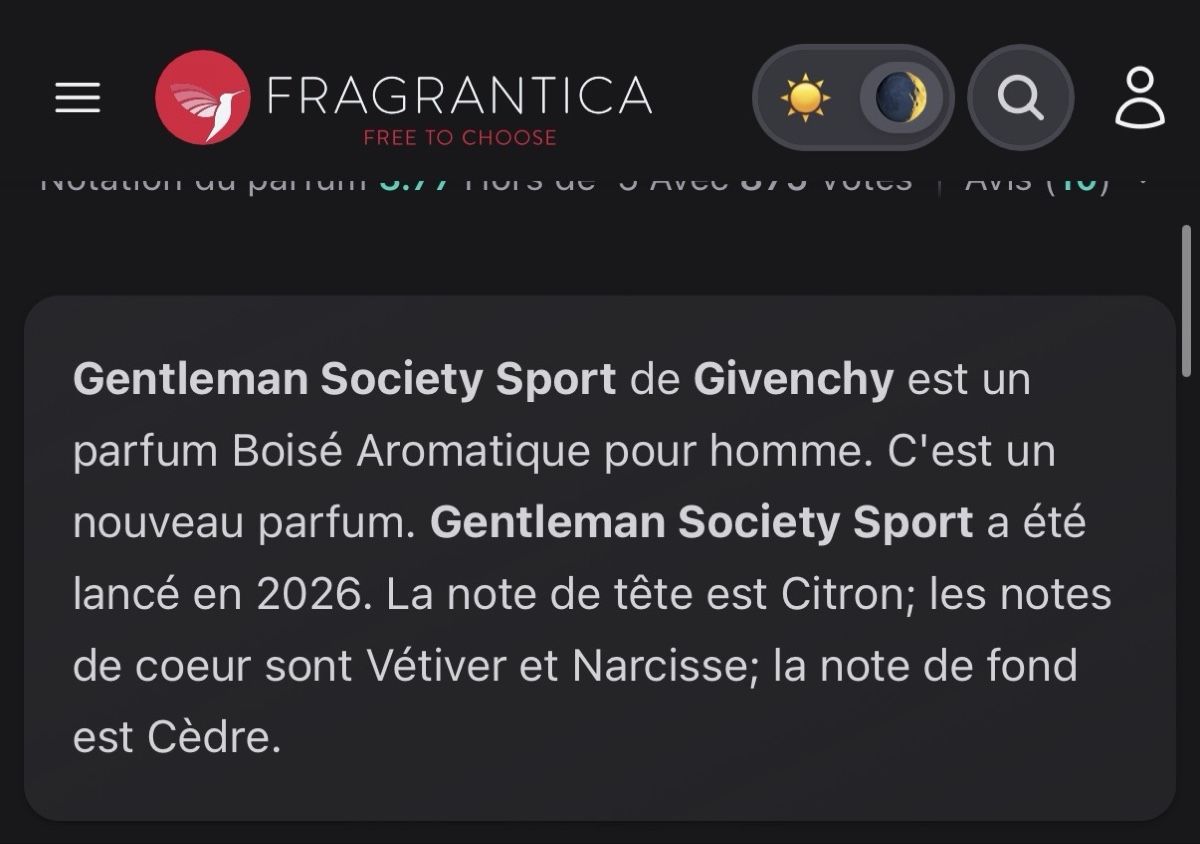 Givenchy Profumi & Eau de Toilette: Gentleman Sport Givenchy – Nuovo e nell'imballaggio originale da Lausanne venduto da mar_f6fj 2