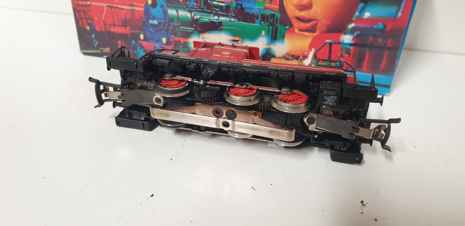 Märklin Modellini di ferrovie: Märklin Rangierlok Digital  H0/AC 3065 – Difettoso da Geroldswil venduto da TopTrain54 3