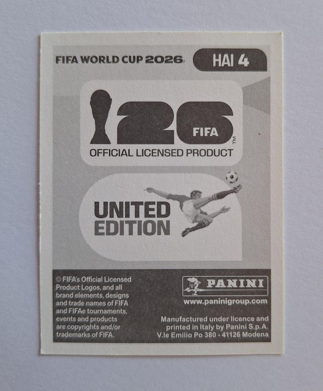 Panini Sammelbilder & Trading cards: Panini Martin Expérience HAI 4 – Neu (gemäss Beschreibung) aus Romanens von Crocette 1