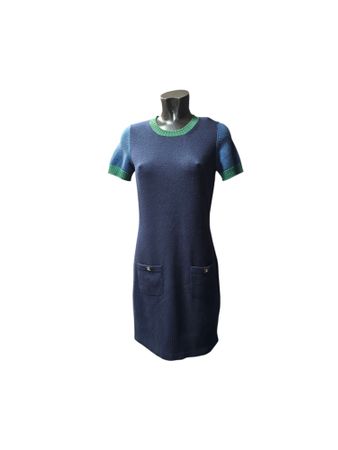 Chanel 100% Cashmere Knit Dress, Gr. 38