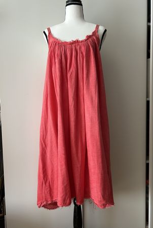 Banditas From Marseille coral summer dress TU cotton 