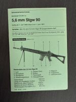 Merkblatt Stgw 90 - Schweizer Armee