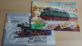 2 Roco Kataloge, 1x Neuheiten und 1x Winterneuheiten, je2005