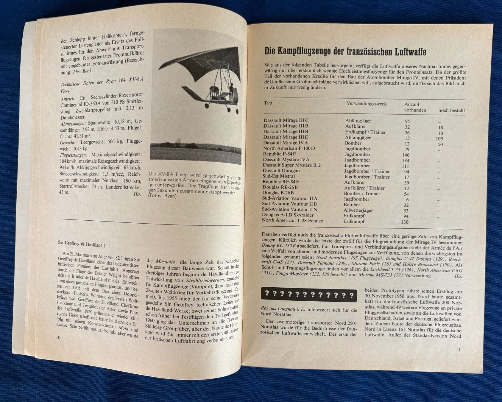 Riviste & Magazine: COCKPIT LUFTFAHRTZEITSCHRIFT VOM AUGUST 1965 – Usato da Ostermundigen venduto da wini63 3
