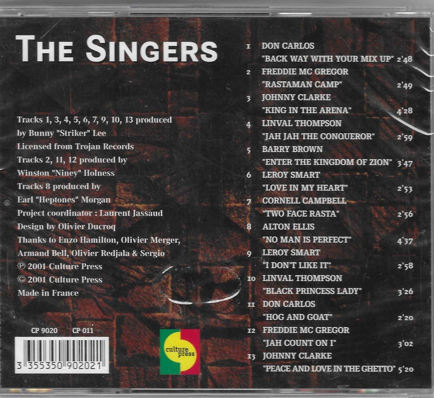 CDs: THE SINGERS  -  REGGAE BEST – Neuf avec emballage d'origine à Bex par Giorgiob 1