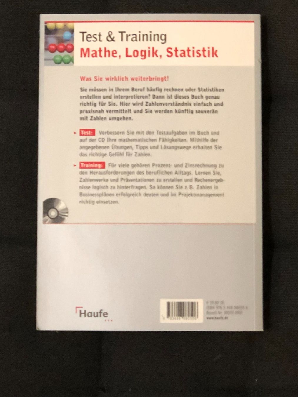 Bücher: Test & Training: Mathe, Logik, Statistik inkl.CD - Ungelesen – Neu (gemäss Beschreibung) aus Niederhasli von thozam 1