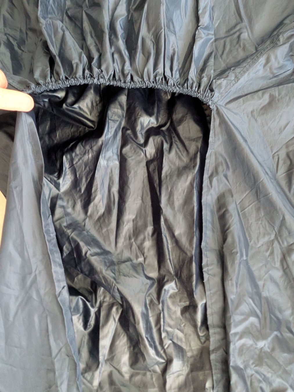 Rollstühle: Blauer Rollstuhlregenschutz, rundum verpackt – Gebraucht aus St. Gallen von Bisaknosp 8