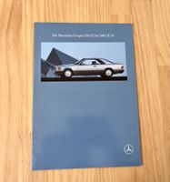 Mercedes Coupés 230 CE bis 300 CE-24 Verkaufsprospekt W124