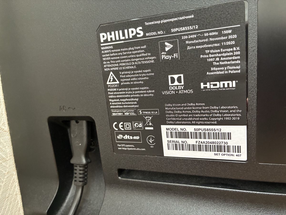 Philips Televisori: Philips Smart TV 50” - Défectueux – Difettoso da Lucens venduto da metaD 5