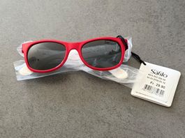 Kinder Sonnenbrille Polaroid rot/weiss Herzen