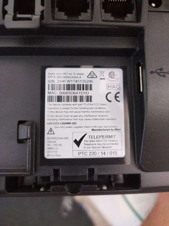Mitel 6867i 2