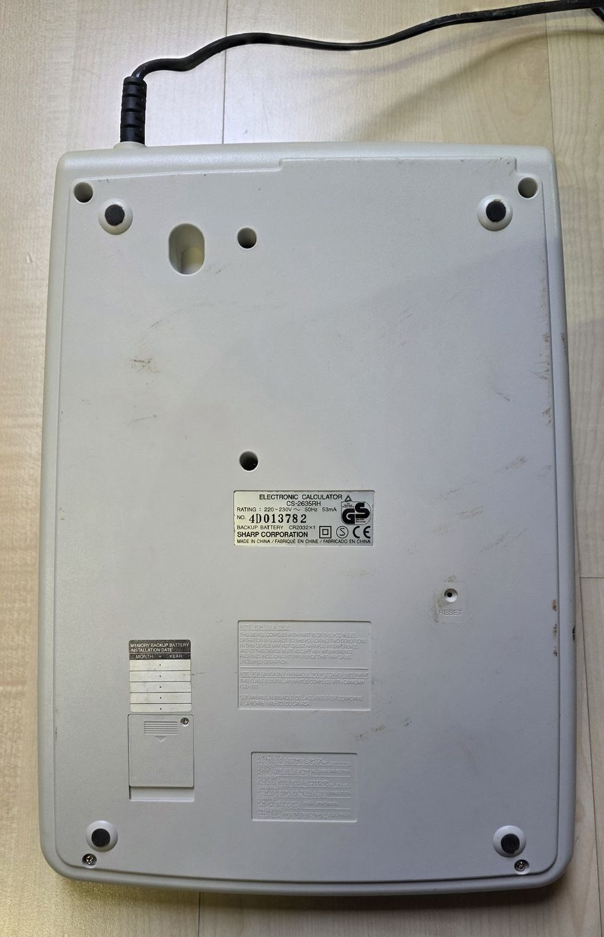 Sharp Taschenrechner: Sharp Compet CS-2635RH Tischrechner – Gebraucht aus Burgdorf von MIDICLORIAN 6