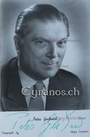 Peter Gerhard (1907-1994) Schauspieler - Autogramm