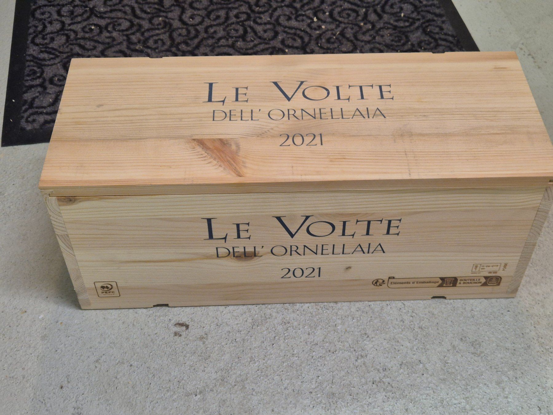 Sonstiges: Weinkiste 1er mit Schiebedeckel 40.5x16.5x16cm – Gebraucht aus Bowil von Basima 1