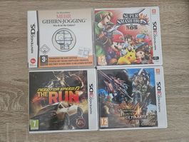 Diverse Nintendo (3)DS-Spiele
