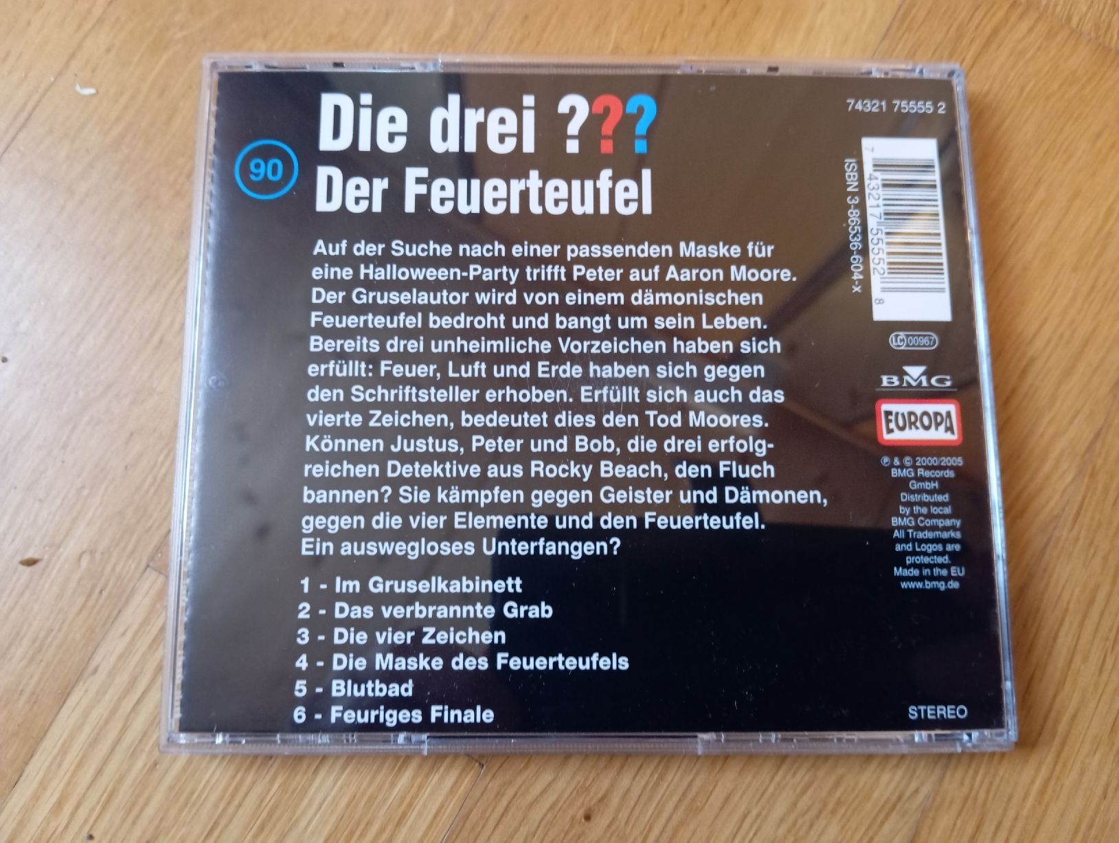 CD: Die drei ??? Der Feuerteufel CD 90  – Usato da Montlingen venduto da Beanz 1