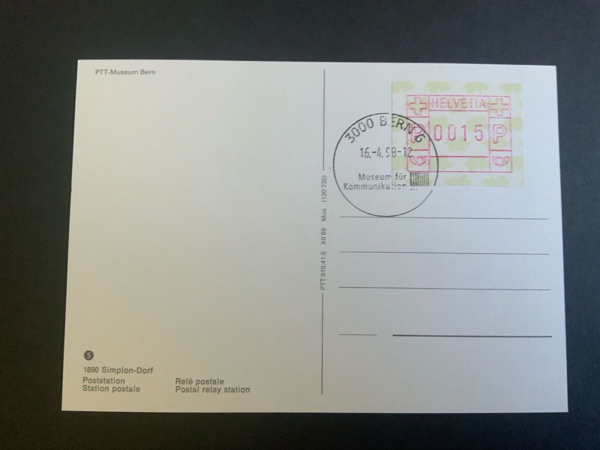 Cartoline postali: Alte Ansichtskarte Simplon-Dorf, unbeschrieben, Top! – Usato da Binningen venduto da chr_cr5n 1