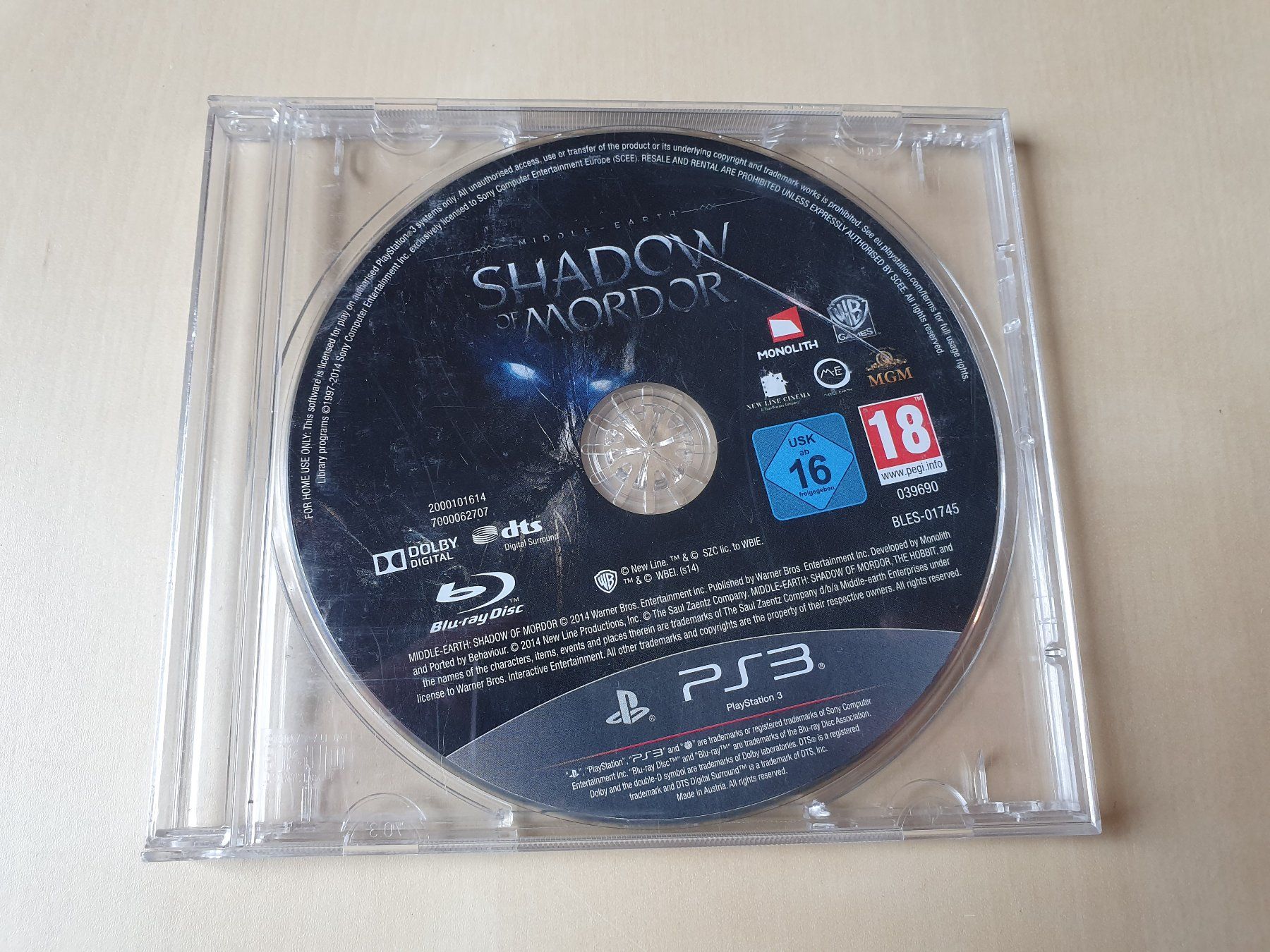 Sony Spiele: Shadow of Mordor – Gebraucht aus Stansstad von collectorsshop