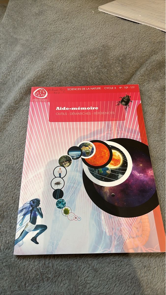 Libri: Sciences de la Nature Cycle 3 9-10-11 AIDE-MÉMOIRE – Nuovo (secondo la descrizione) da Chêne-Bourg venduto da and_66gg