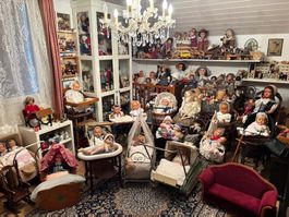 Aussergewöhnliche Puppensammlung – komplettes Puppenzimmer