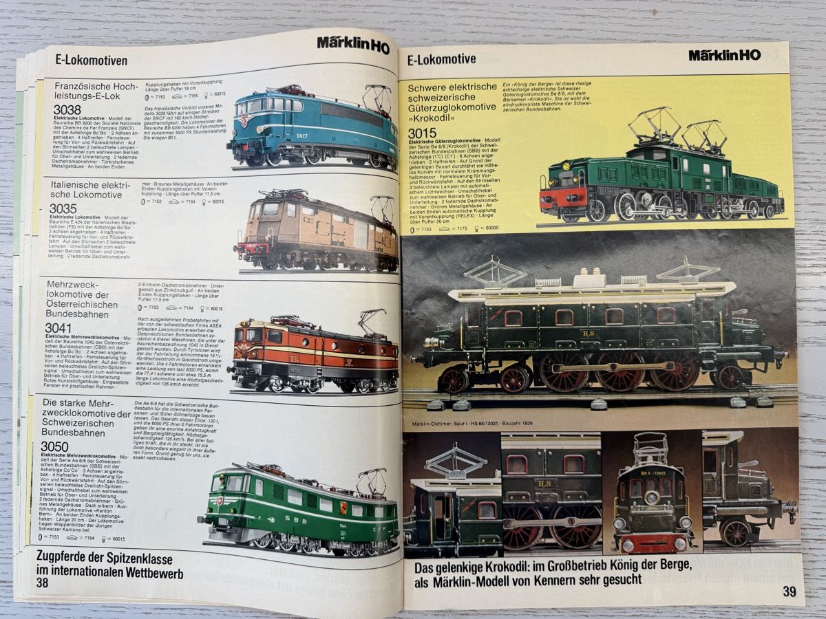 Märklin Modellini di ferrovie: Märklin Katalog 1975 D o.P. – Usato da Lupsingen venduto da New-Haven 1