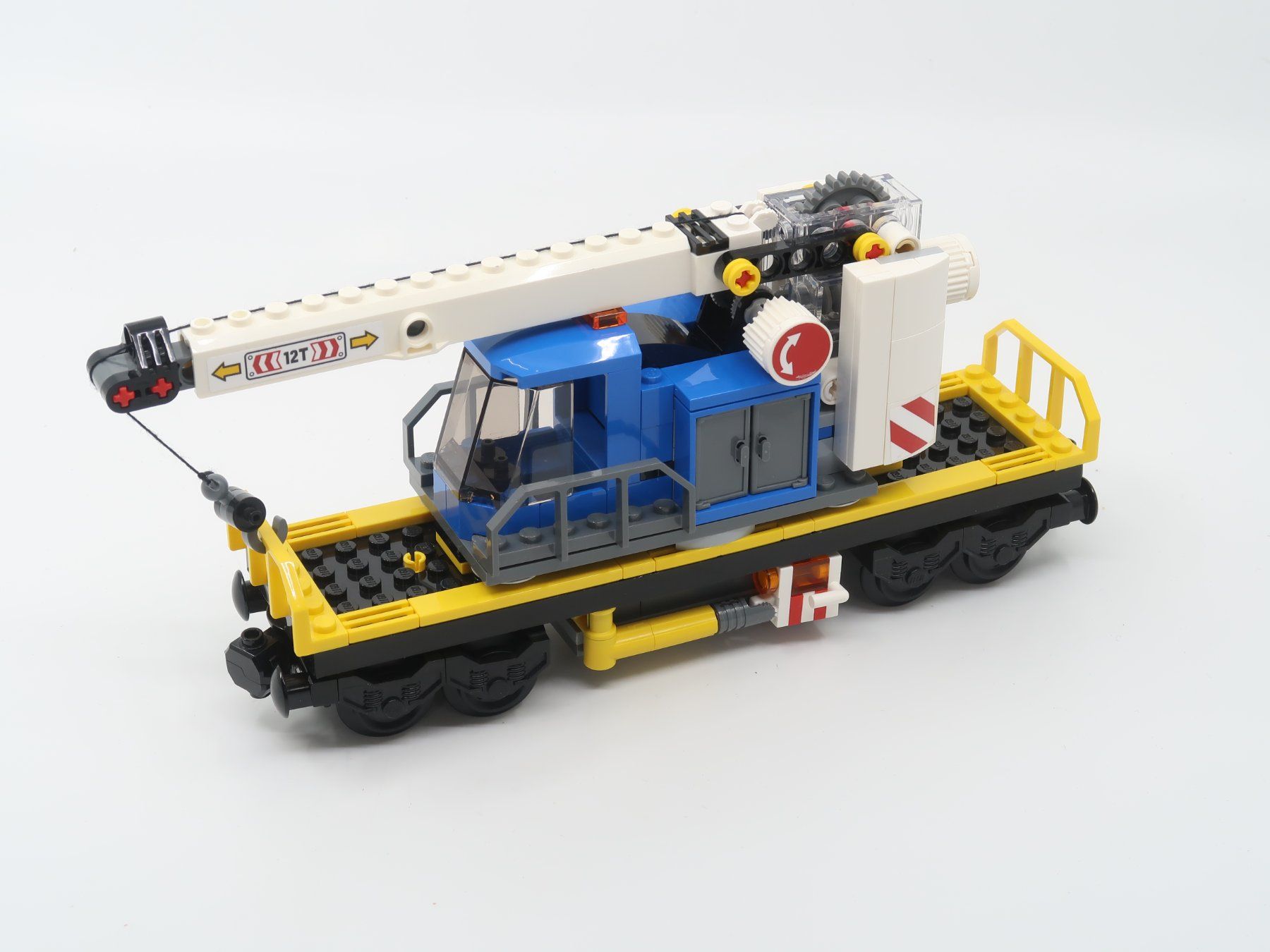 Lego Spielzeuge: Lego Eisenbahn Zug Wagen Kranwagen Set 7939 – Gebraucht aus Oberwil b. Büren von nih_qt5f