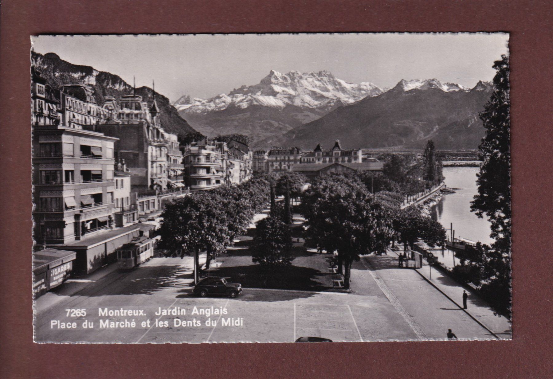 Cartoline postali: MONTREUX - Rouvenaz - Tram – Usato da Pully venduto da nicecards