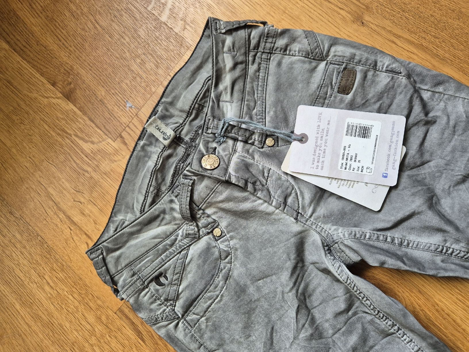 Tessuti: Gang Stoffhose – Nuovo (secondo la descrizione) da Feusisberg venduto da cts_55rn 1