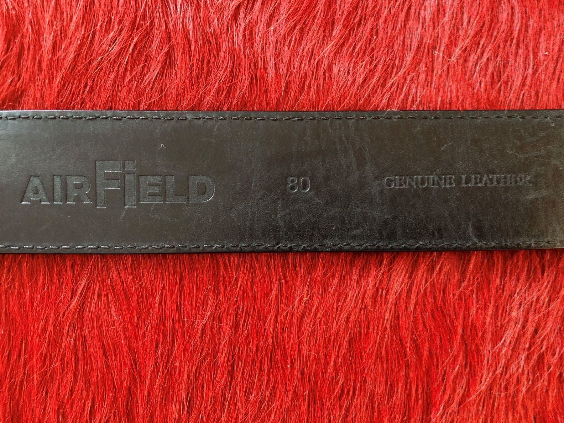 Cinture: Air Field Leder Gürtel – Usato da Bergdietikon venduto da pinkerton13 5